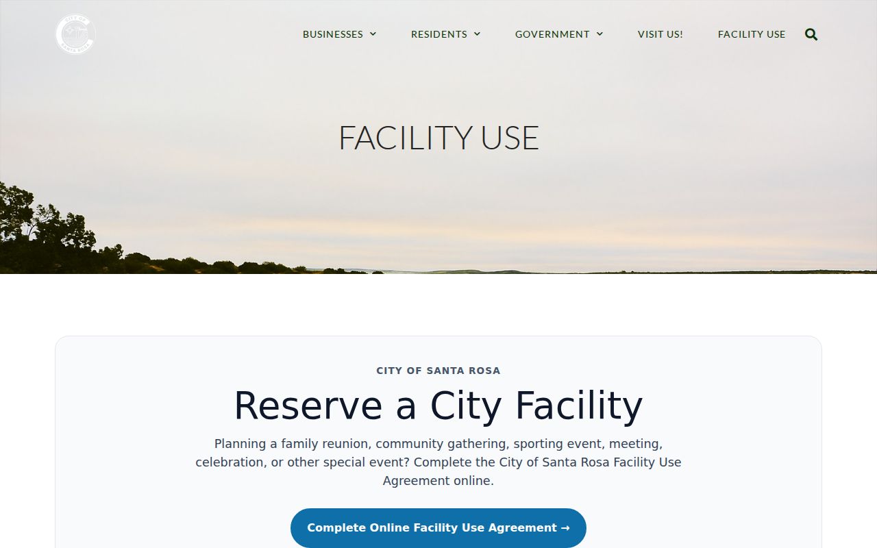 Santa Rosa City Hall official facility information